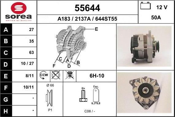 EAI 55644 - Alternateur cwaw.fr