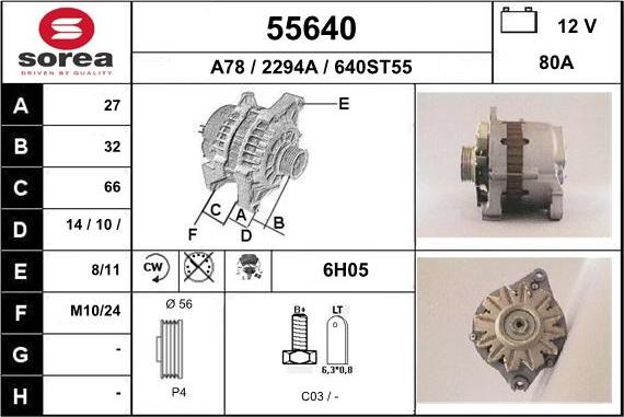 EAI 55640 - Alternateur cwaw.fr