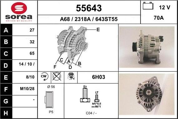 EAI 55643 - Alternateur cwaw.fr