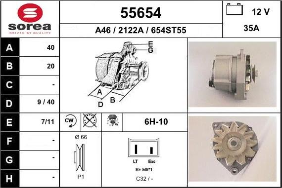 EAI 55654 - Alternateur cwaw.fr