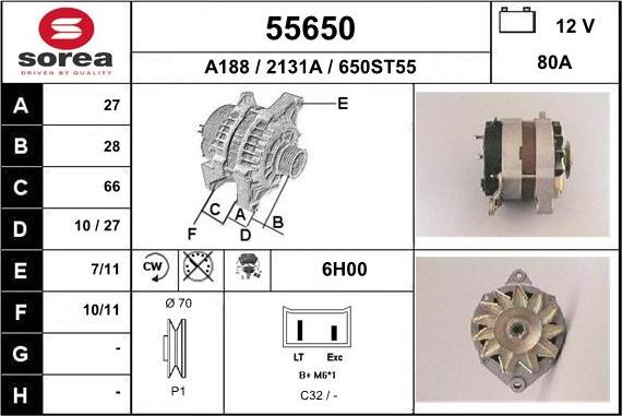 EAI 55650 - Alternateur cwaw.fr