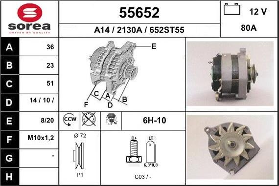 EAI 55652 - Alternateur cwaw.fr