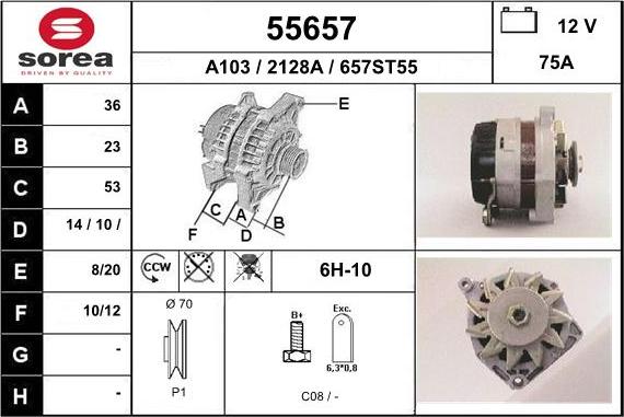 EAI 55657 - Alternateur cwaw.fr