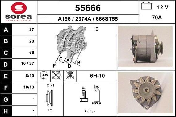 EAI 55666 - Alternateur cwaw.fr