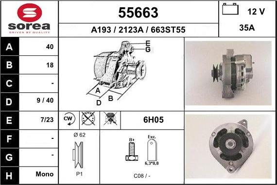 EAI 55663 - Alternateur cwaw.fr