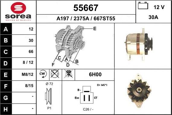 EAI 55667 - Alternateur cwaw.fr