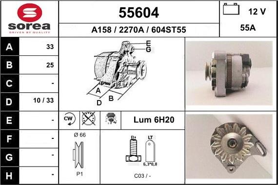 EAI 55604 - Alternateur cwaw.fr