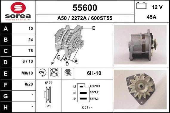 EAI 55600 - Alternateur cwaw.fr