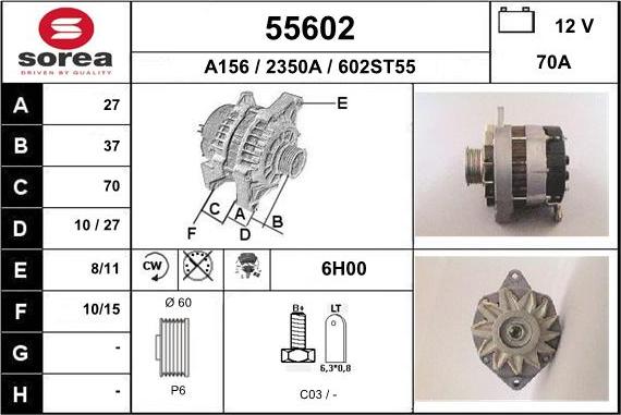 EAI 55602 - Alternateur cwaw.fr