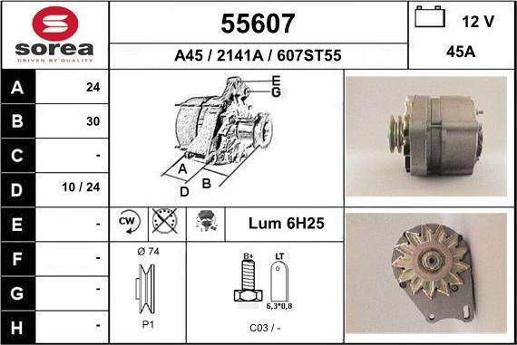 EAI 55607 - Alternateur cwaw.fr