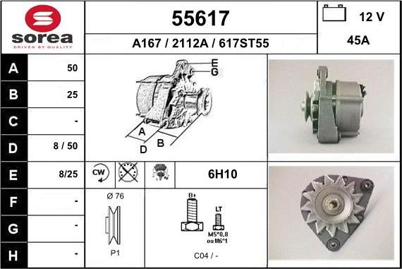 EAI 55617 - Alternateur cwaw.fr