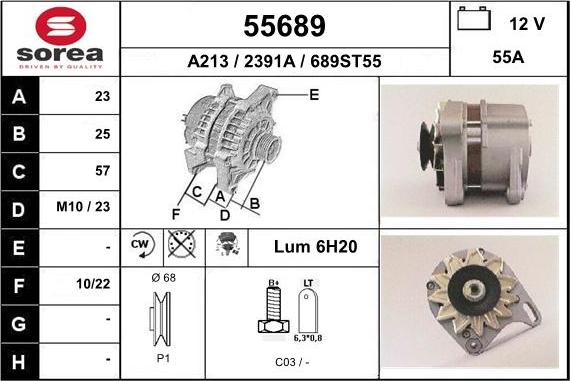 EAI 55689 - Alternateur cwaw.fr