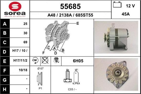 EAI 55685 - Alternateur cwaw.fr