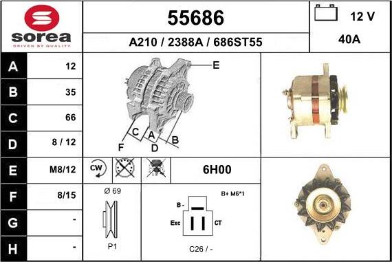 EAI 55686 - Alternateur cwaw.fr