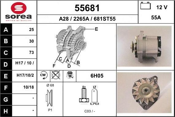 EAI 55681 - Alternateur cwaw.fr