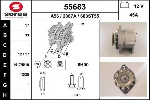 EAI 55683 - Alternateur cwaw.fr