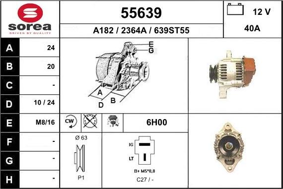 EAI 55639 - Alternateur cwaw.fr