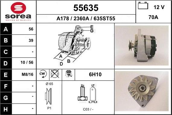 EAI 55635 - Alternateur cwaw.fr