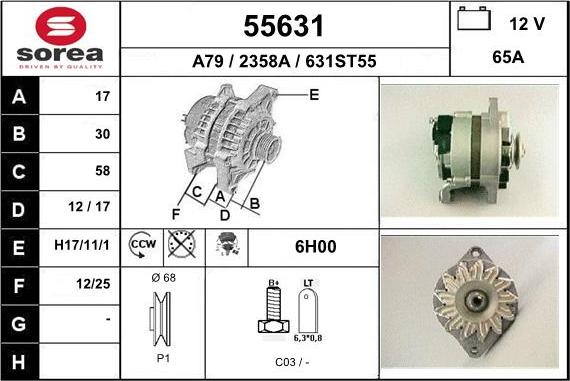 EAI 55631 - Alternateur cwaw.fr