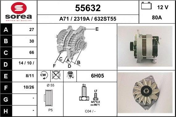 EAI 55632 - Alternateur cwaw.fr