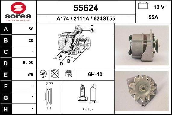 EAI 55624 - Alternateur cwaw.fr