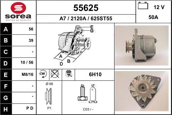 EAI 55625 - Alternateur cwaw.fr