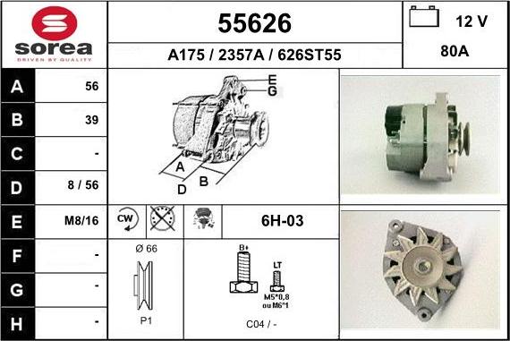 EAI 55626 - Alternateur cwaw.fr