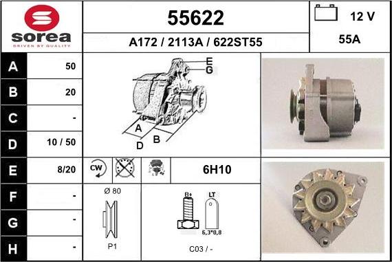 EAI 55622 - Alternateur cwaw.fr