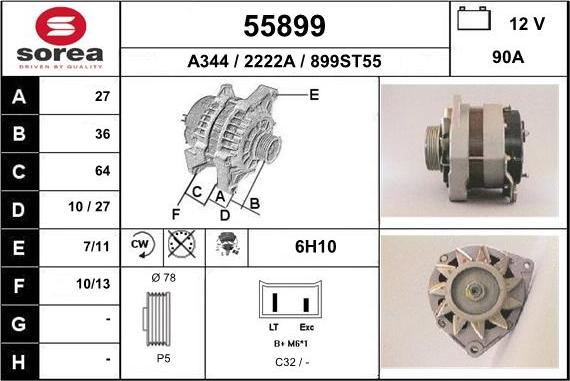 EAI 55899 - Alternateur cwaw.fr