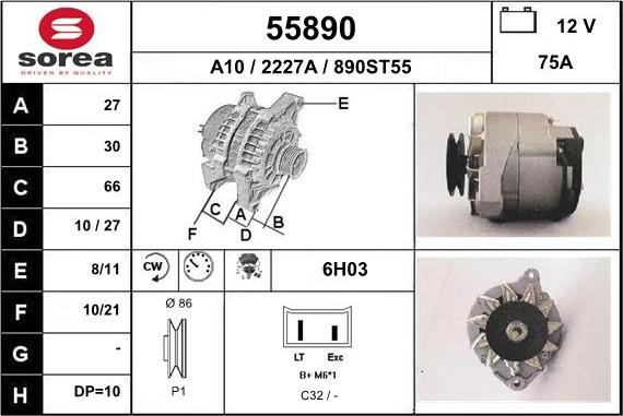 EAI 55890 - Alternateur cwaw.fr