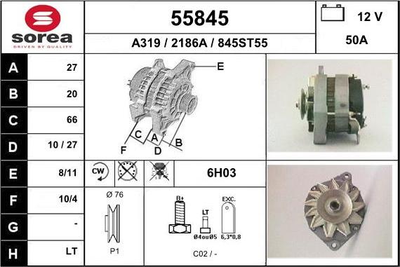 EAI 55845 - Alternateur cwaw.fr