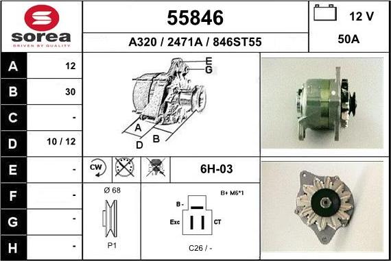 EAI 55846 - Alternateur cwaw.fr