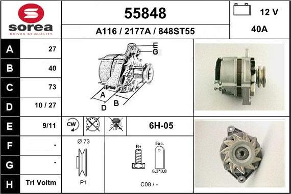 EAI 55848 - Alternateur cwaw.fr