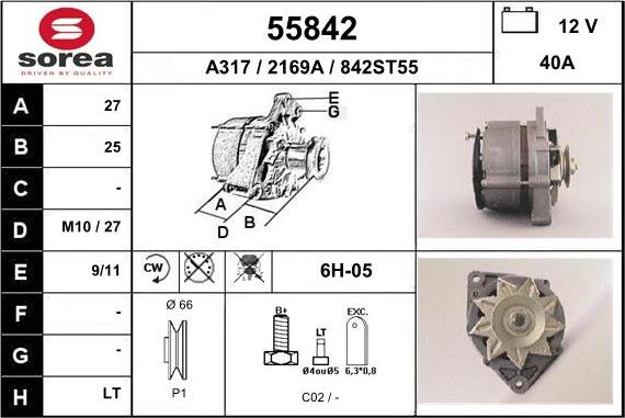 EAI 55842 - Alternateur cwaw.fr