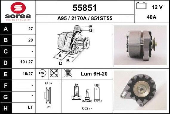 EAI 55851 - Alternateur cwaw.fr