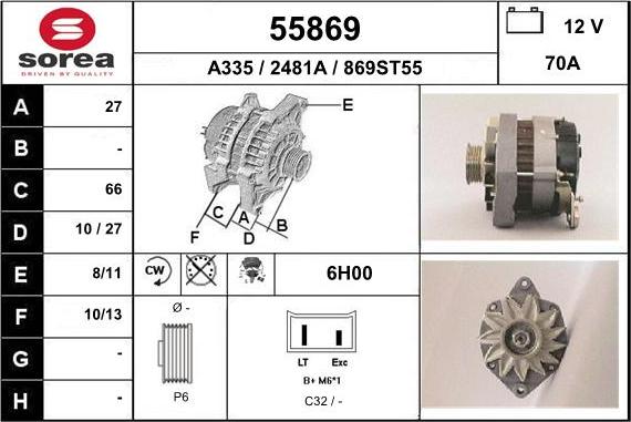 EAI 55869 - Alternateur cwaw.fr