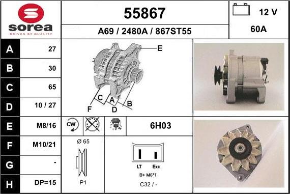 EAI 55867 - Alternateur cwaw.fr