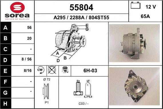 EAI 55804 - Alternateur cwaw.fr