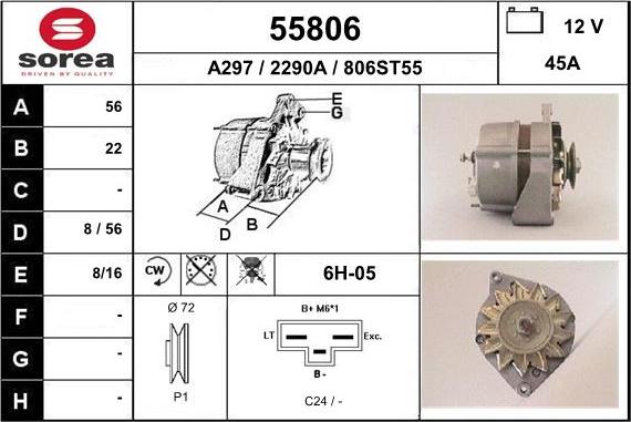 EAI 55806 - Alternateur cwaw.fr