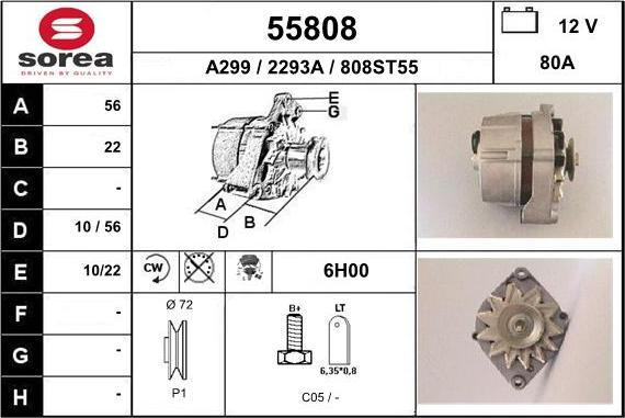 EAI 55808 - Alternateur cwaw.fr