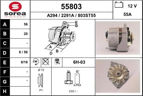 EAI 55803 - Alternateur cwaw.fr