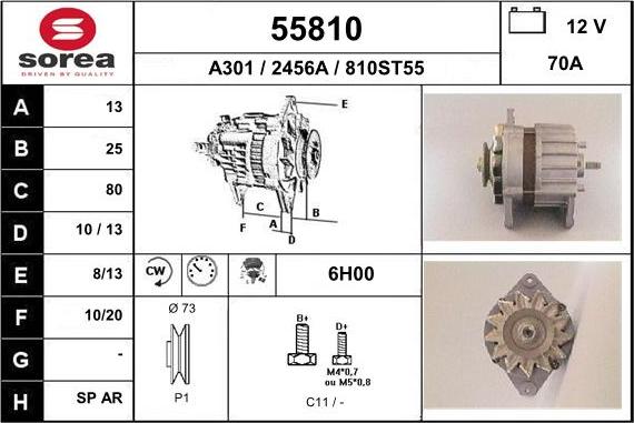 EAI 55810 - Alternateur cwaw.fr