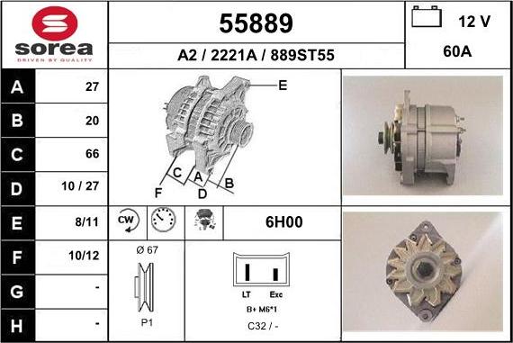 EAI 55889 - Alternateur cwaw.fr