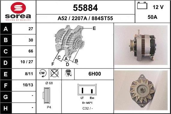 EAI 55884 - Alternateur cwaw.fr