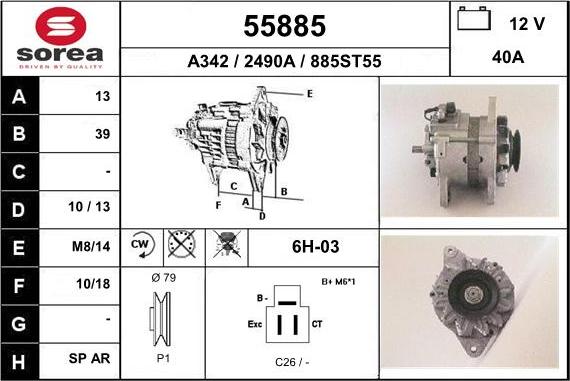 EAI 55885 - Alternateur cwaw.fr