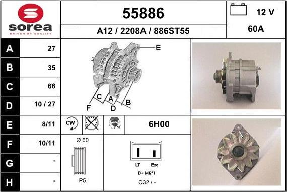 EAI 55886 - Alternateur cwaw.fr