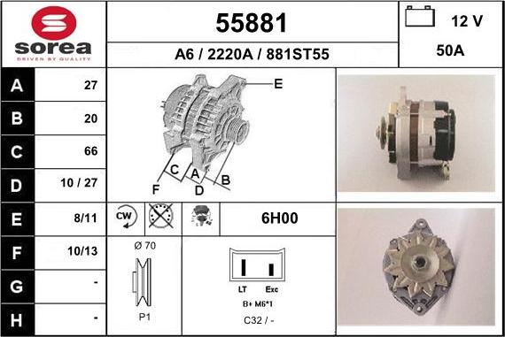 EAI 55881 - Alternateur cwaw.fr