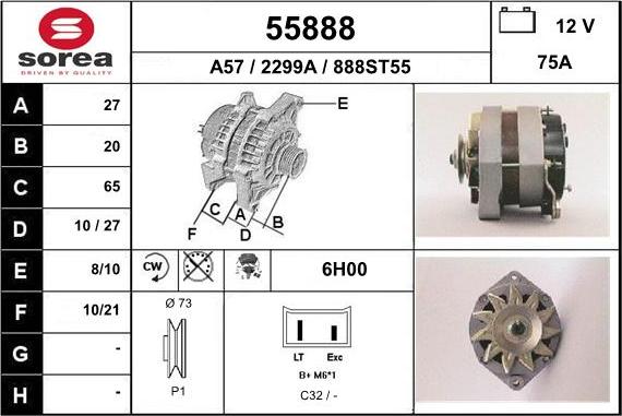 EAI 55888 - Alternateur cwaw.fr