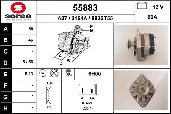 EAI 55883 - Alternateur cwaw.fr