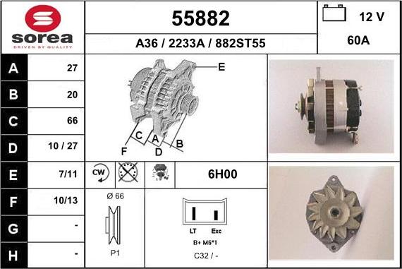 EAI 55882 - Alternateur cwaw.fr